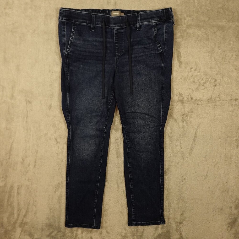 Torrid Weekend Boyfriend Straight Jeans Women’s‎ Size 1R Dark Wash Super Soft
